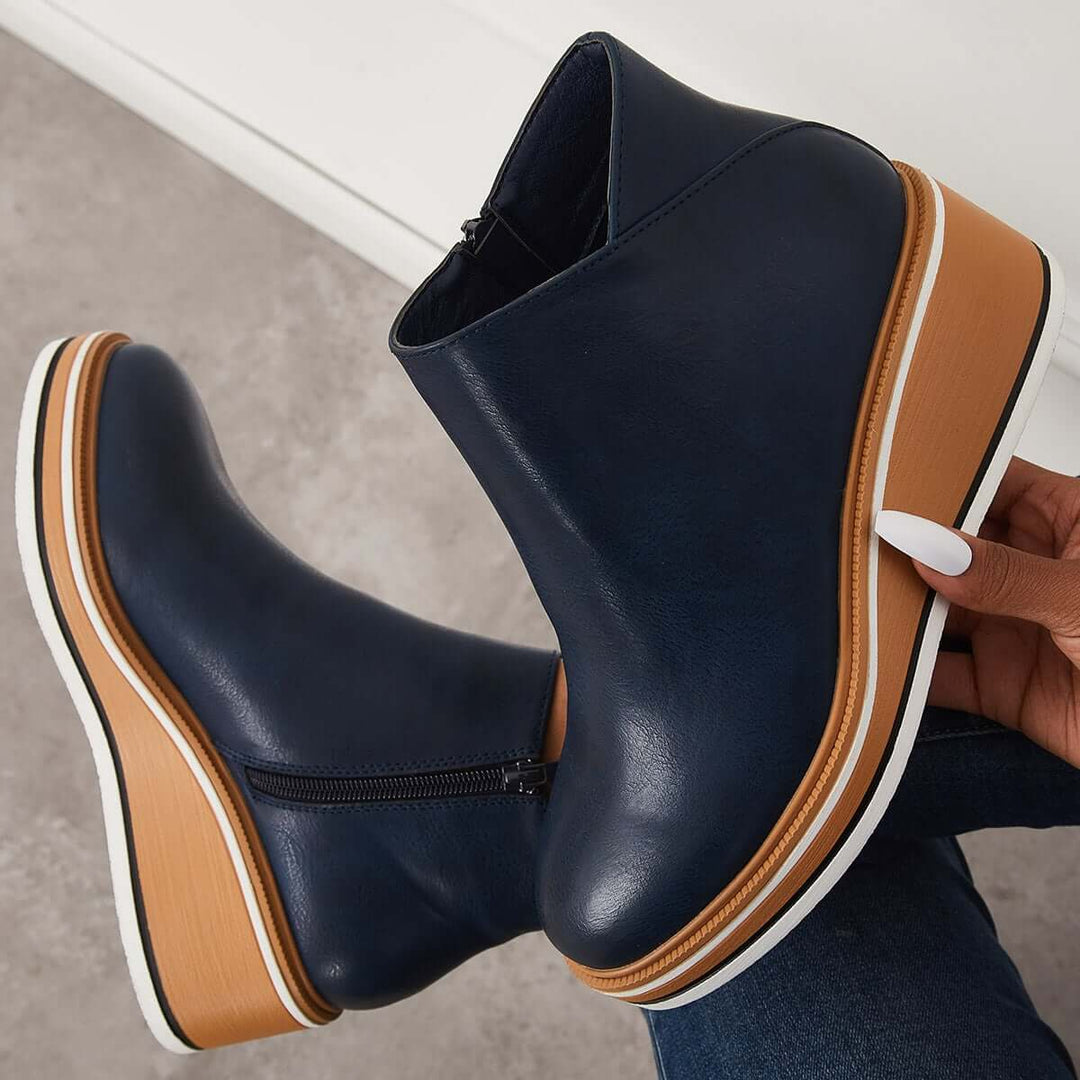 Lune London | Ankle Boot with Side Zipper