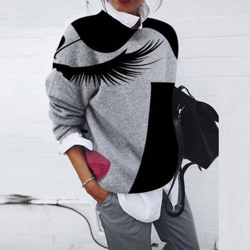 Lune London | Sweatshirt - Comfortable Fit - Graphic Print - Long Sleeved Crew Neck