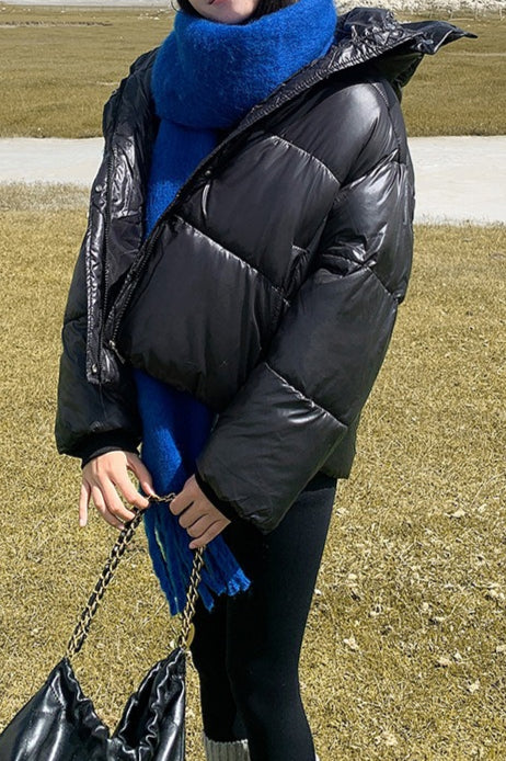 Lune London | Plush-lined oversized puffer jacket