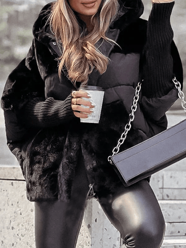 Lune London | Winter Jacket - Relaxed Fit - Quilted Jacket Lined with Fur Details