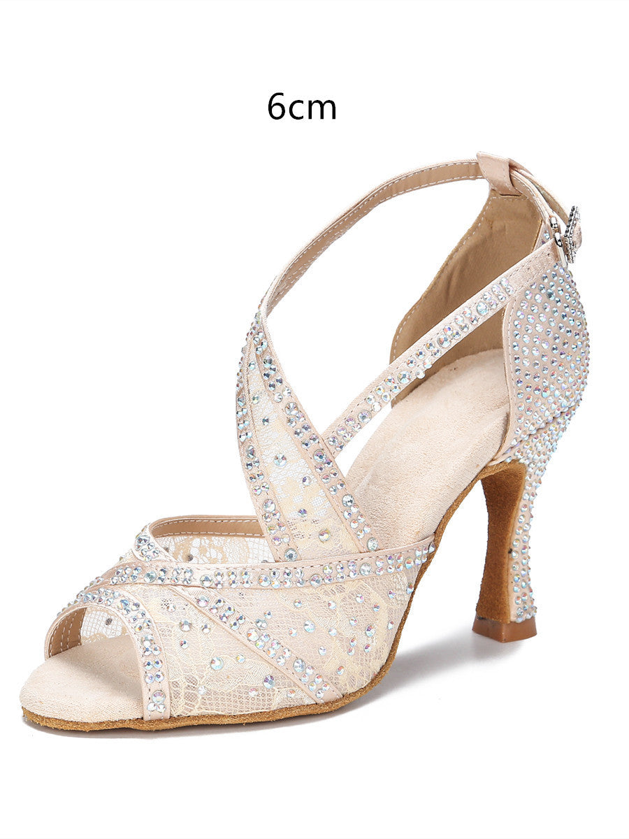 Lune London | with Diamonds Ornate Latin Dance Shoes Women Adults