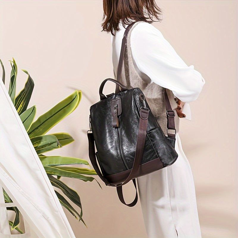 Lune London | Security Backpack for Women Specifically Designed To Prevent Theft Vegan Leather