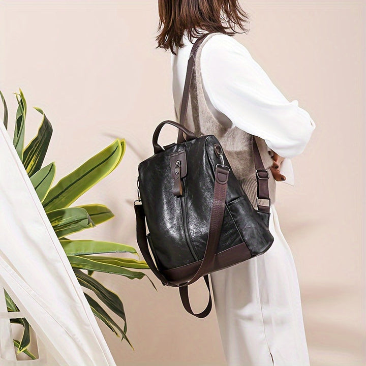 Lune London | Security Backpack for Women Specifically Designed To Prevent Theft Vegan Leather