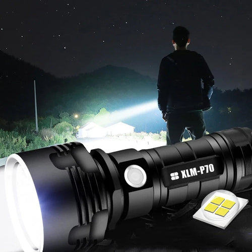 Lune London | High power LED flashlight 30000-5000 Lumens, waterproof
