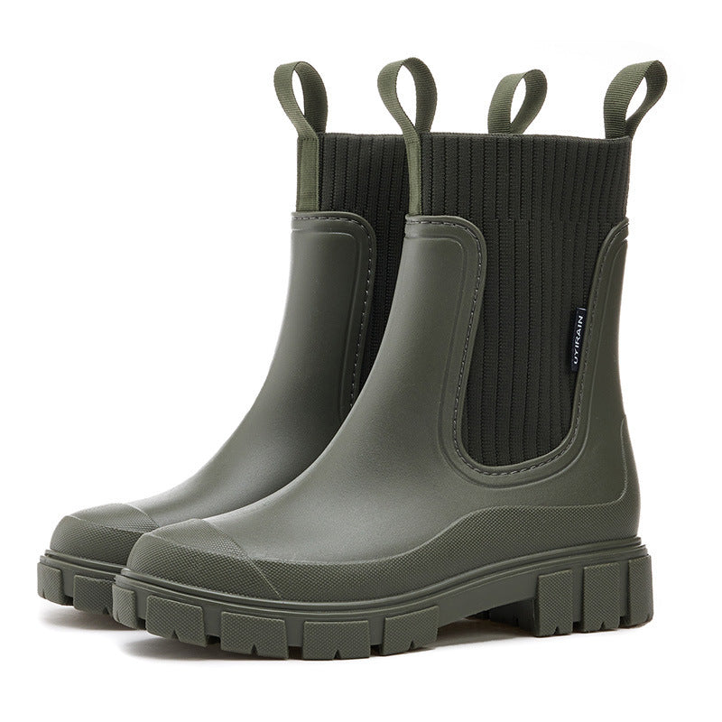 Lune London | Women's Rain Boots - Waterproof Non-Slip Rainy Weather
