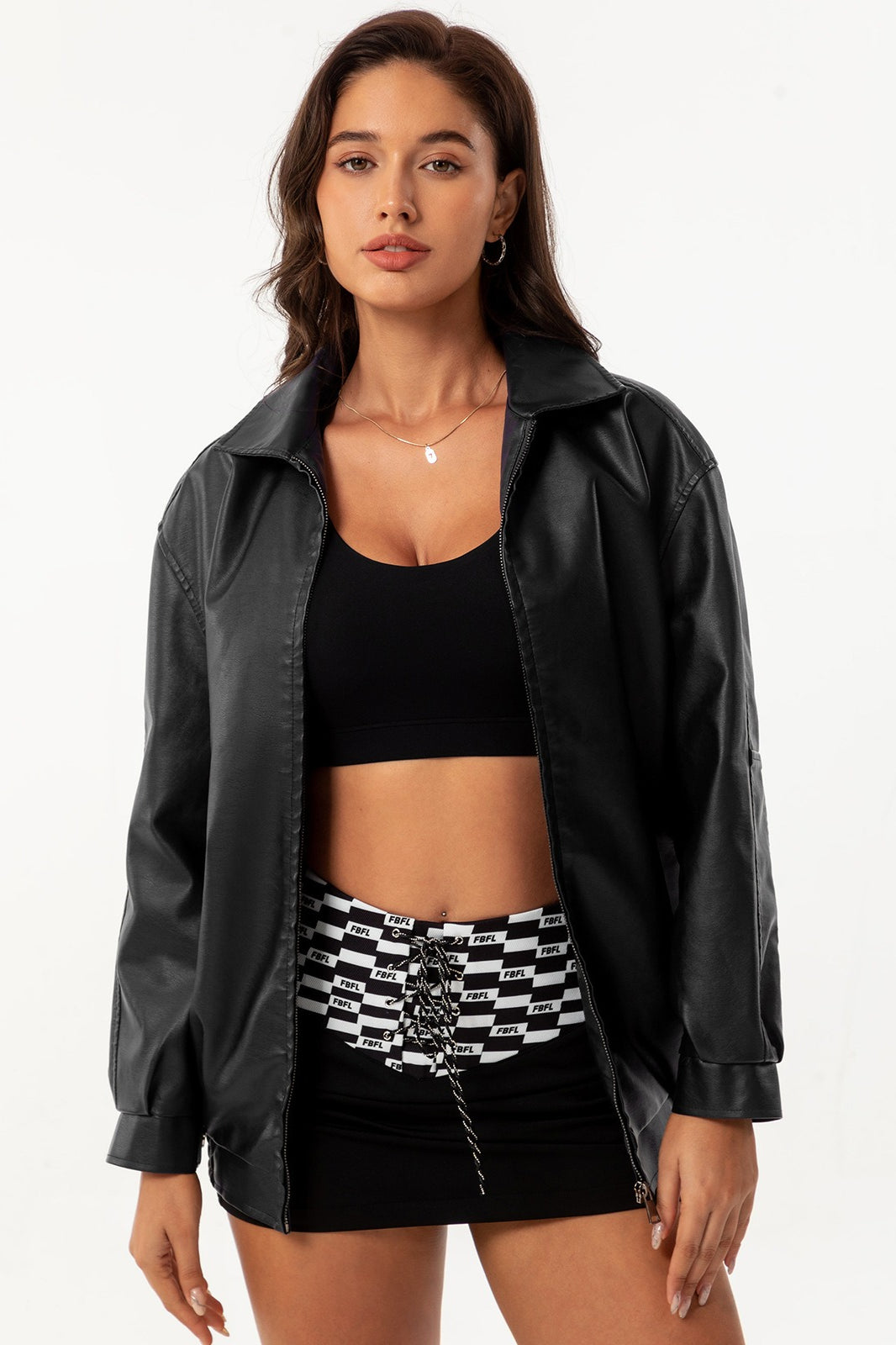 Lune London | Revers leather jacket