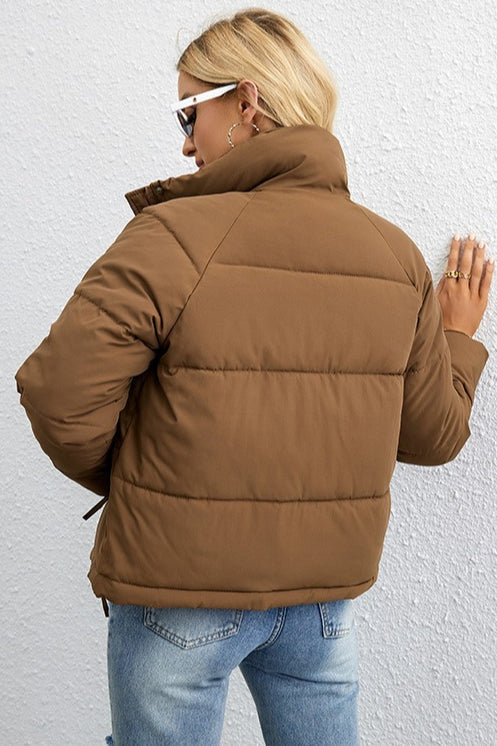 Lune London | Stand Collar Loose Puffer Jacket