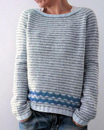 Lune London | Scandinavian Sweater - Soft Gray Norwegian Women's Sweater