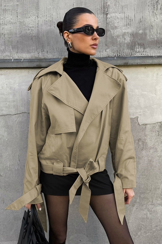 Lune London | Khaki Belt Trench Coat