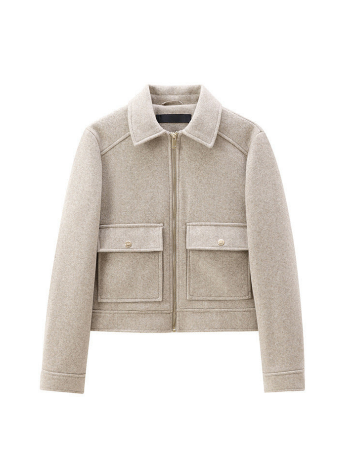 Lune London | Lapel Zipper Jacket