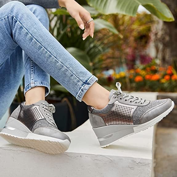 Lune London | High heel sneakers with wedge sole