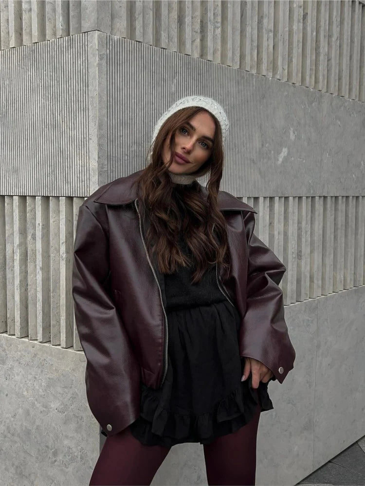 Lune London | Sleeves Burgundy Jacket