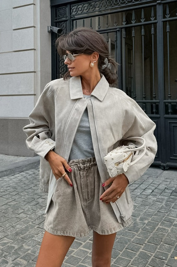 Lune London | Vintage Gray Long Sleeve Jacket