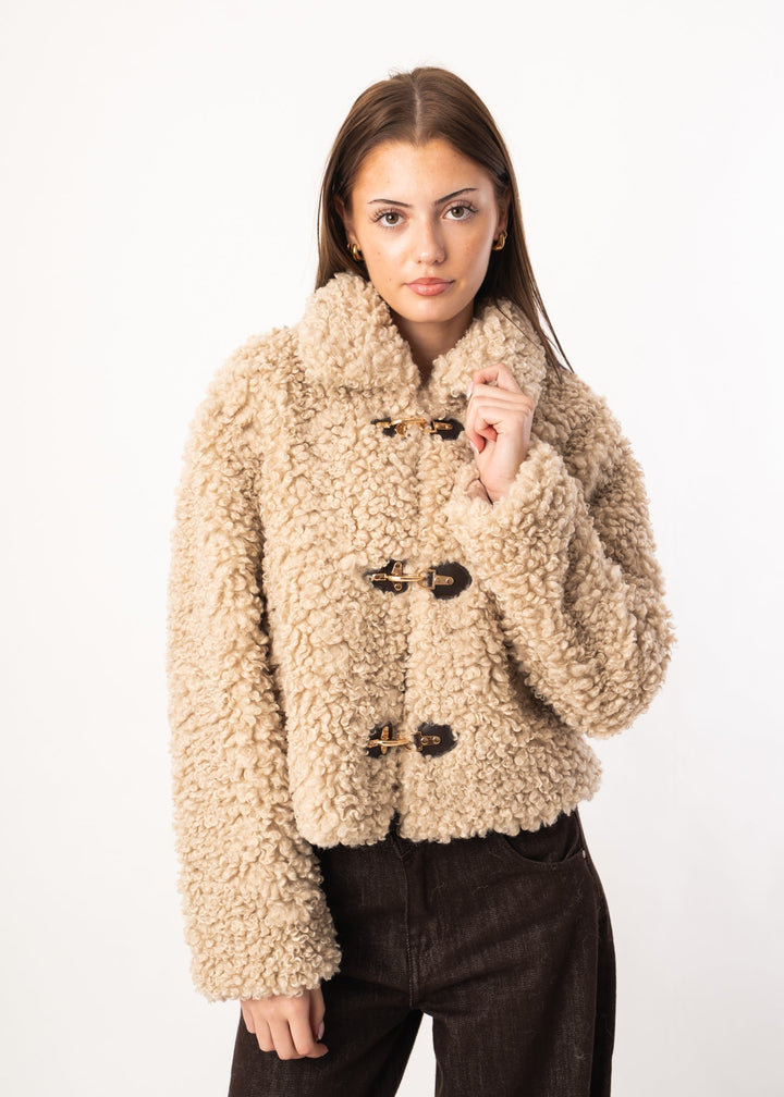 Lune London | Loose-fitting sheepskin jacket with curls