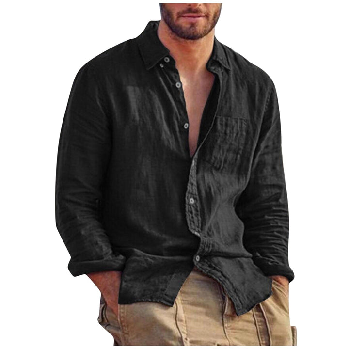 Lune London | Linen T-Shirt V-Neck Men