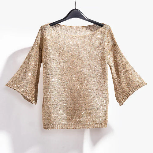 Lune London | Elegant Sequin Sweater