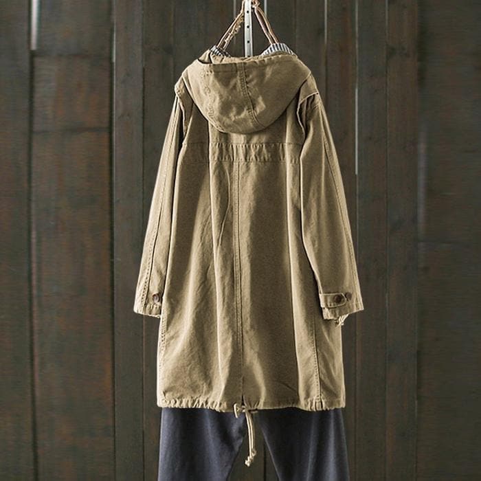 Lune London | Coat - Oversized with hoodie - Large pockets - Loose fit
