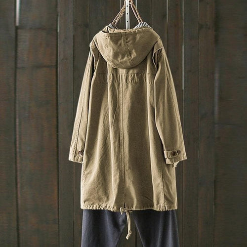 Lune London | Coat - Oversized with hoodie - Large pockets - Loose fit