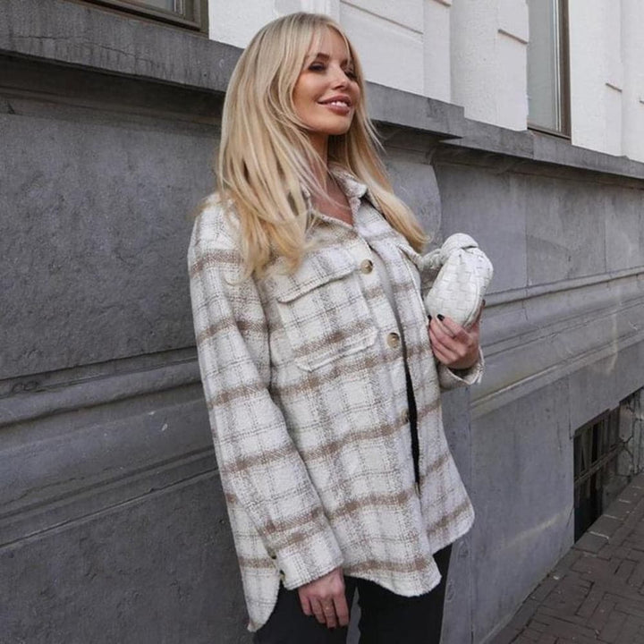 Lune London | Shirt jacket - Oversized Fit - Soft and Light - Button closure and Breast pockets