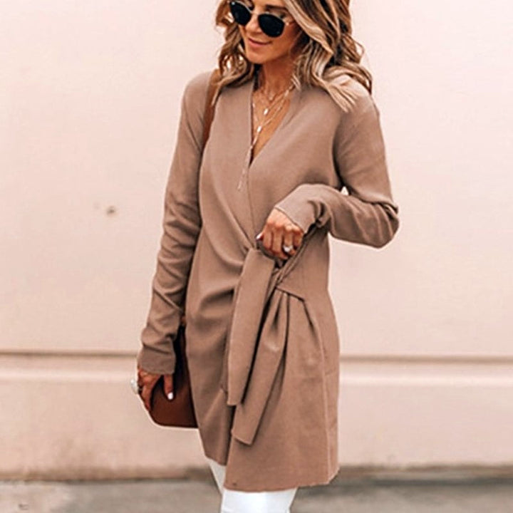 Lune London | Cardigan - Wrap design - Waist knot - Long-sleeved comfortable fit