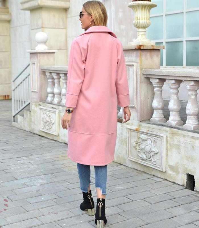Lune London | Coat - Wool blend - Double-breasted - Knee length - Elegant tailored fit