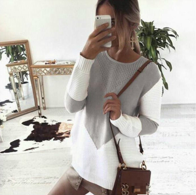 Knit sweater for women with structured design and modern accents Lune London