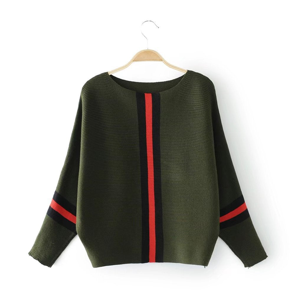 Fashionable knit sweater for women with stylish stripes Lune London