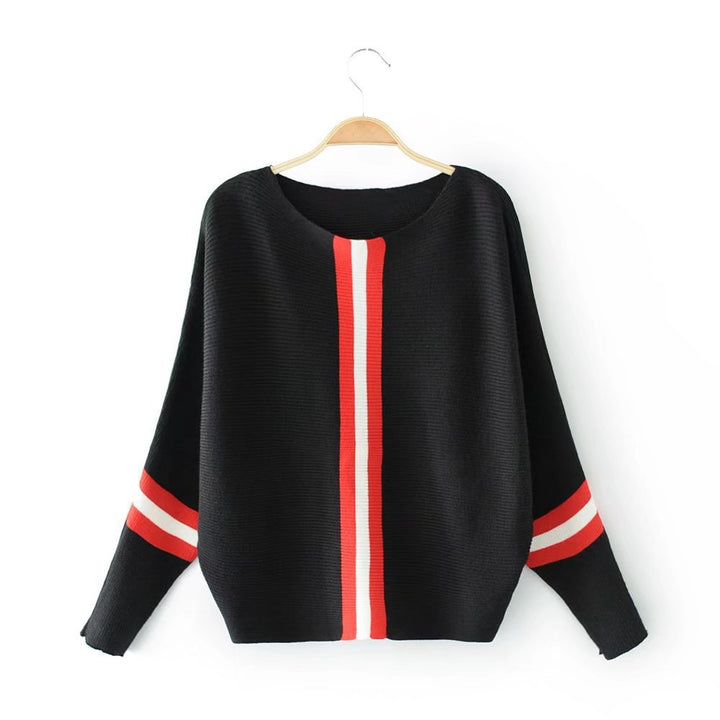 Fashionable knit sweater for women with stylish stripes Lune London