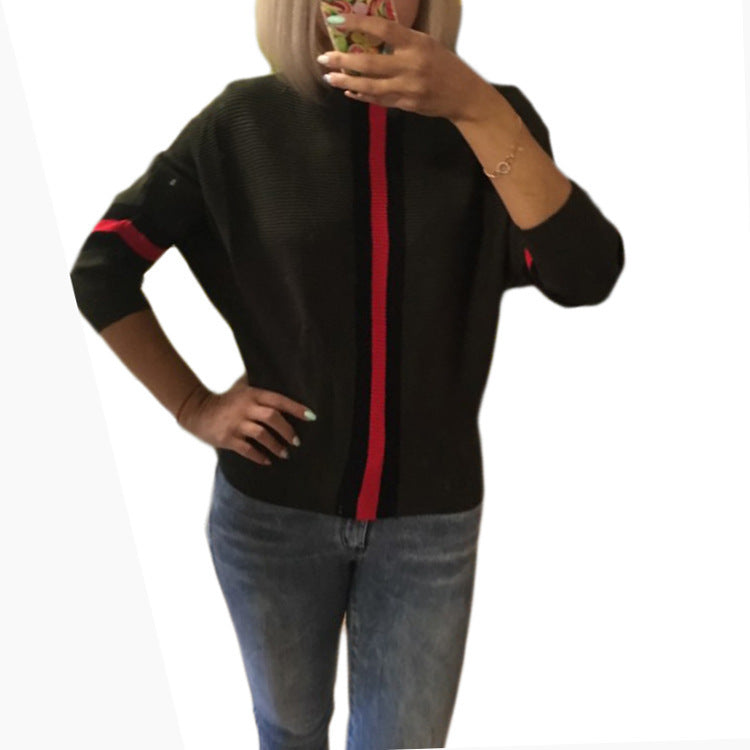 Fashionable knit sweater for women with stylish stripes Lune London