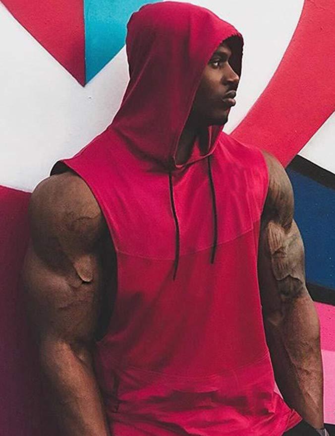 Men's tank top hoodie-shirt with modern cut Lune London