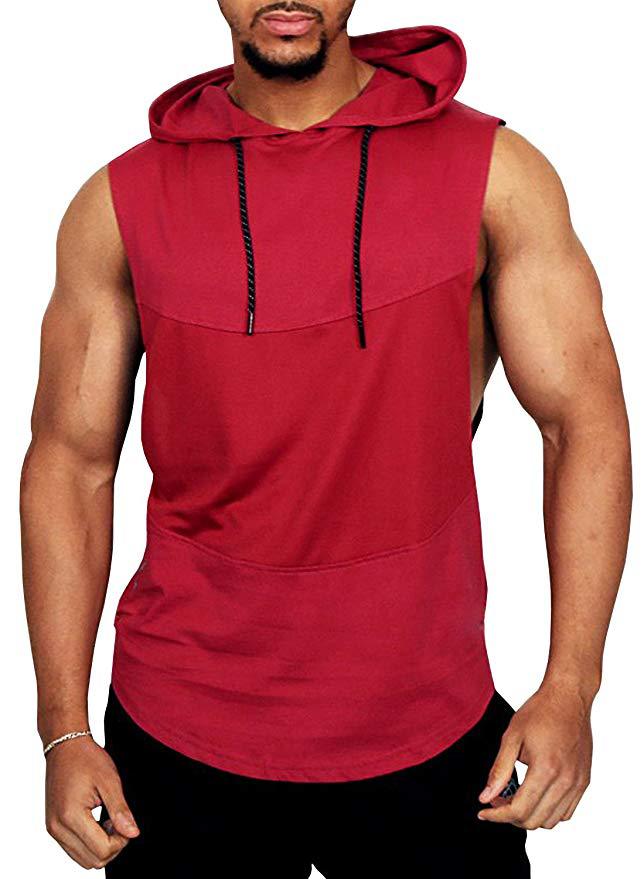 Men's tank top hoodie-shirt with modern cut Lune London