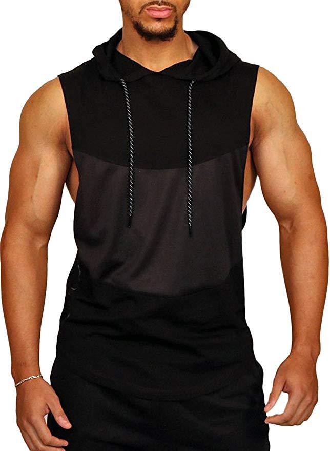 Men's tank top hoodie-shirt with modern cut Lune London