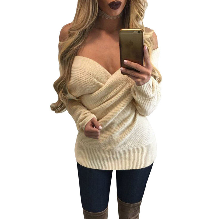 Wrap dress for women with an elegant casual style featuring a deep V-neck and wide sleeves Lune London