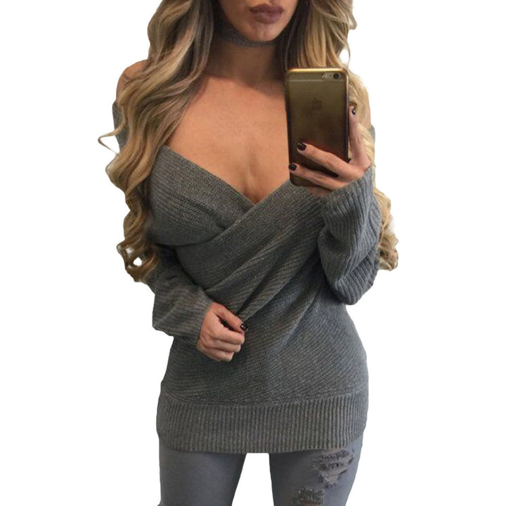Wrap dress for women with an elegant casual style featuring a deep V-neck and wide sleeves Lune London
