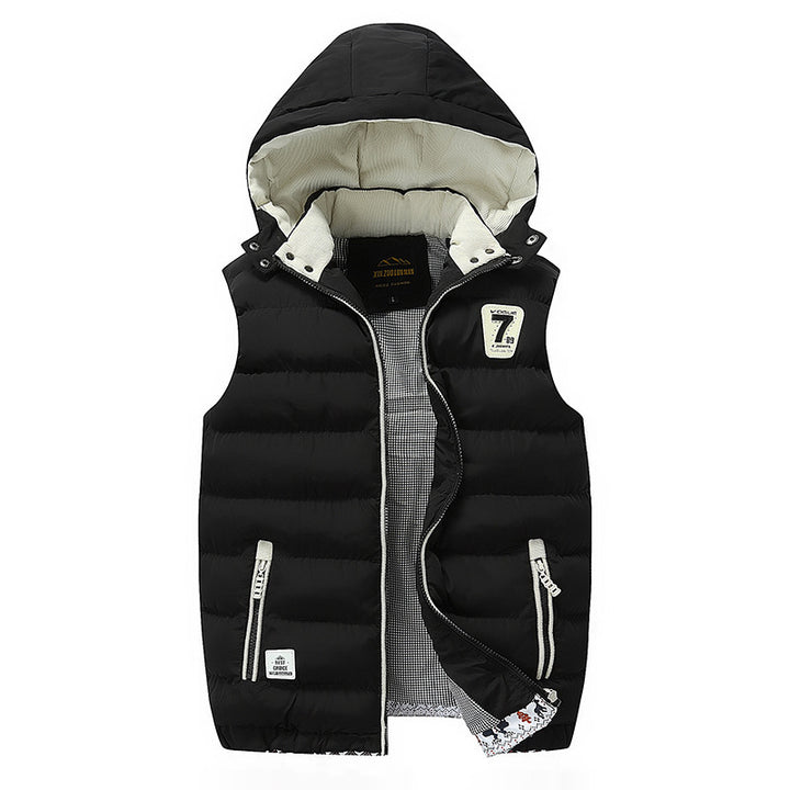 Ladies quilted hooded vest Lune London