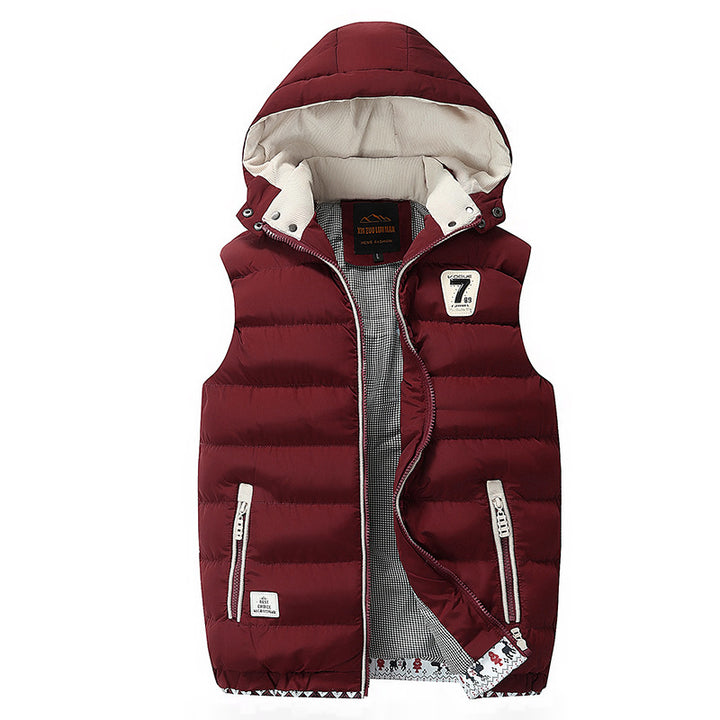 Ladies quilted hooded vest Lune London
