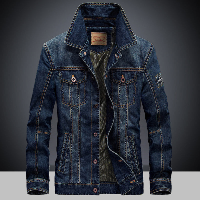 Modern denim jacket for men with functional pockets Lune London