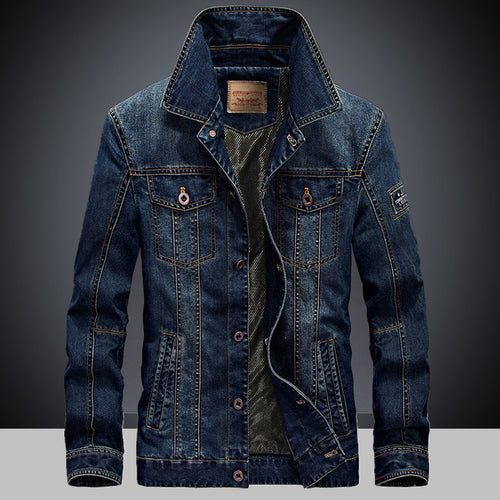 Modern denim jacket for men with functional pockets Lune London