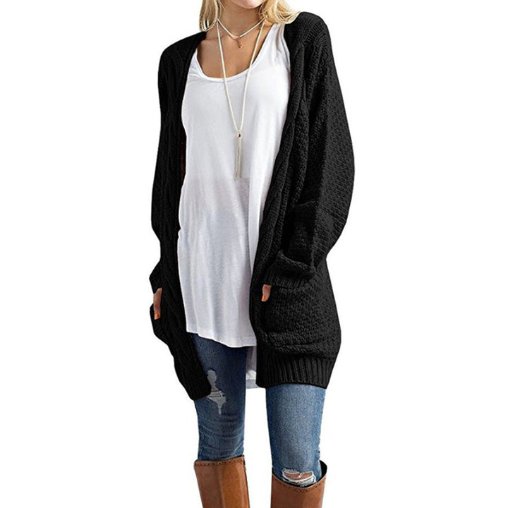 Knitted cardigan for women with a comfortable oversized fit and pockets Lune London