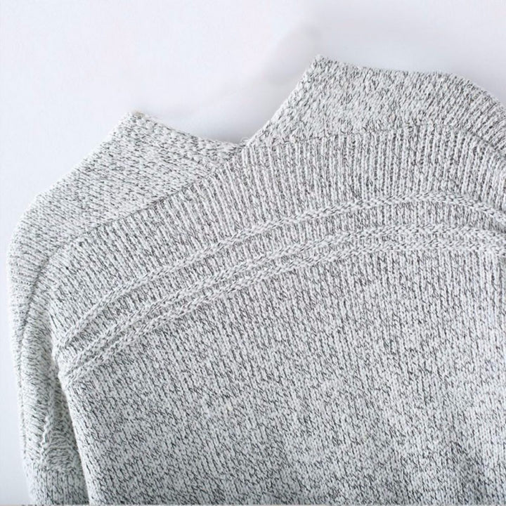 Knit coat women with deep pockets and open cut Lune London
