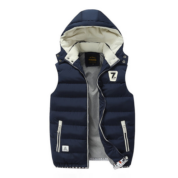 Ladies quilted hooded vest Lune London