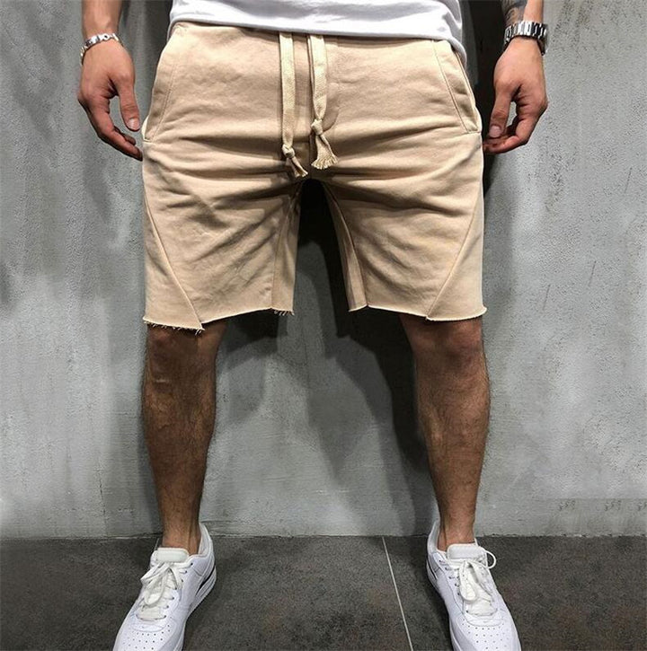 Casual sports shorts for men with adjustable drawstring and side pockets Chic and Style