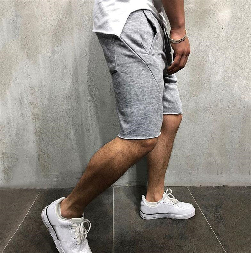 Casual sports shorts for men with adjustable drawstring and side pockets Chic and Style