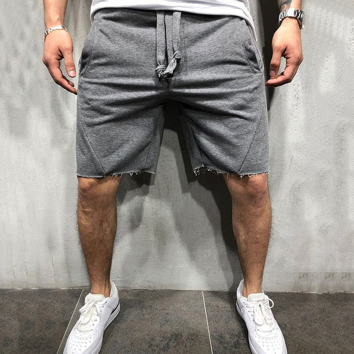 Casual sports shorts for men with adjustable drawstring and side pockets Chic and Style