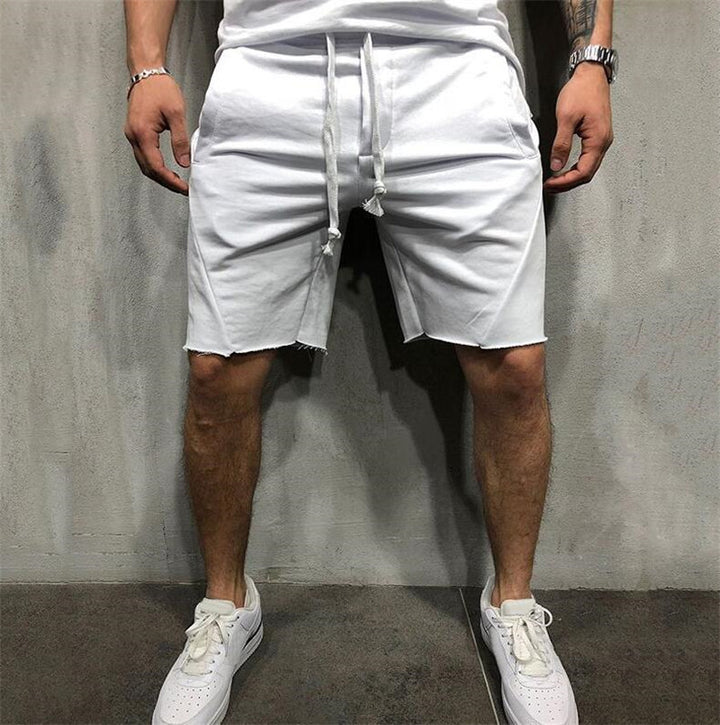 Casual sports shorts for men with adjustable drawstring and side pockets Chic and Style