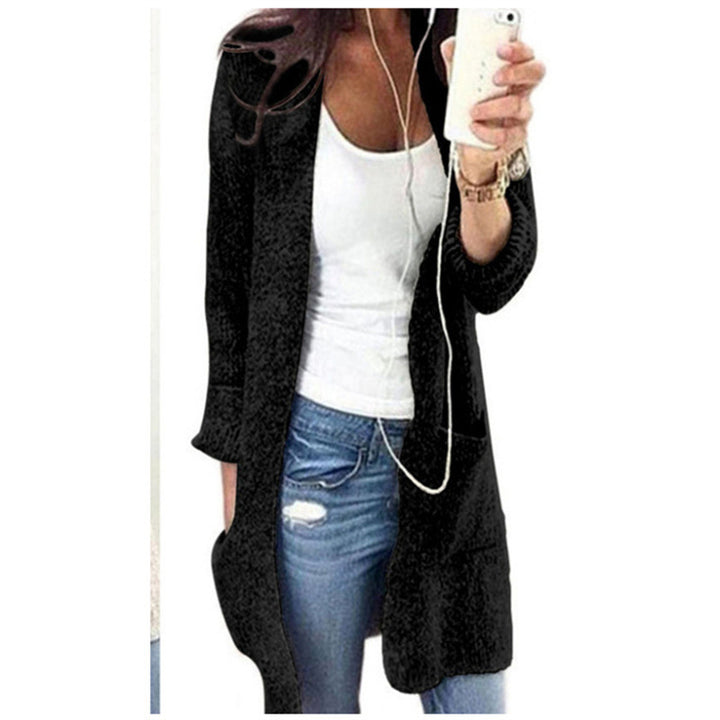 Women's knit cardigan with deep pockets and relaxed fit Lune London