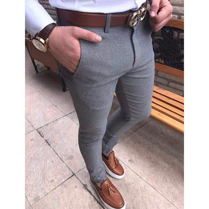 Elegant slim-fit suit trousers for men Lune London