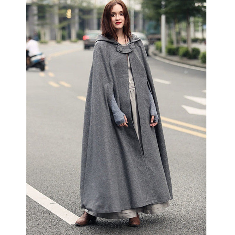 Elegant women's coat with hood made of high-quality fabric Lune London