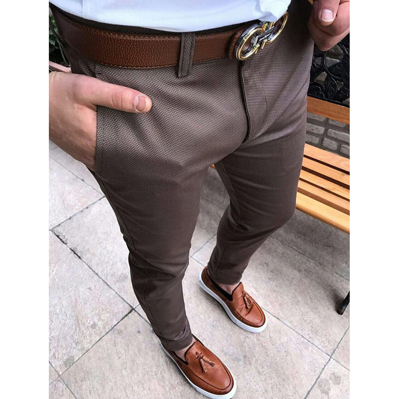 Elegant slim-fit suit trousers for men Lune London