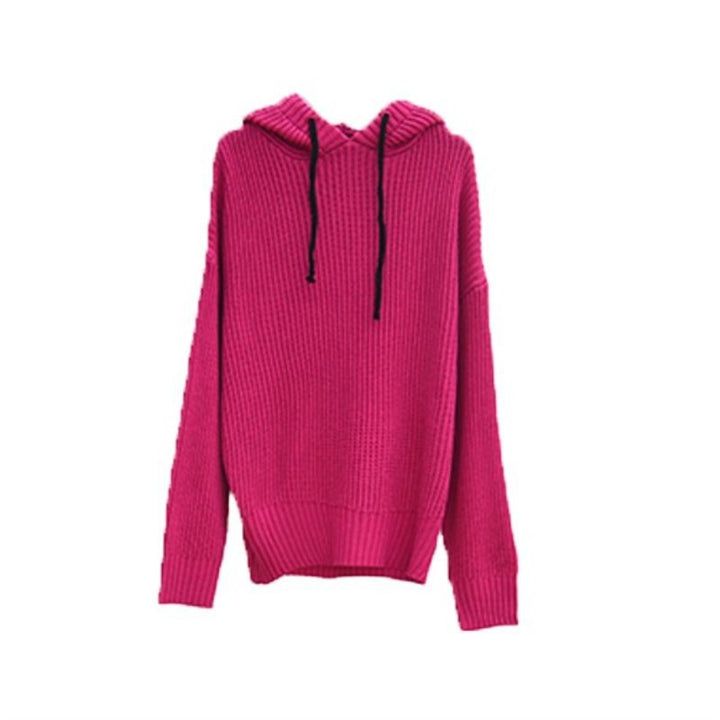 Chunky knit hoodie sweater for women with a loose fit Lune London